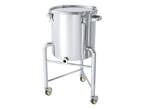 【KTT-CTH-L】片テーパー型密閉容器 脚付 クリップ式