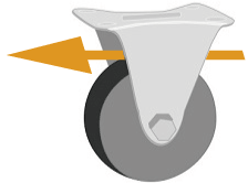 固定式キャスター