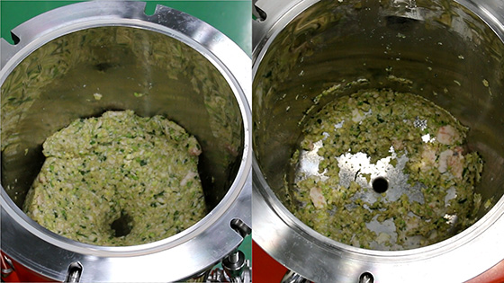 落とし蓋ありとなしの比較