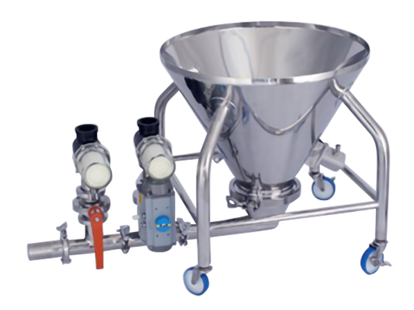 原料供給ホッパー容器