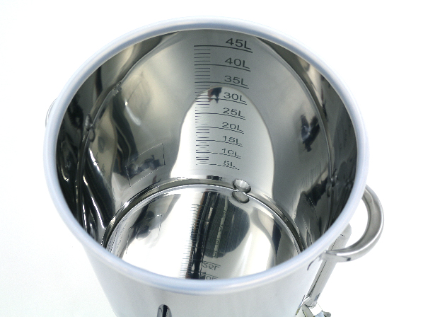 容器内面に目盛りレーザーマーキング