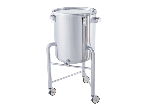 【KTTX-CTH-L】片テーパー急傾斜型密閉容器 脚付 クリップ式