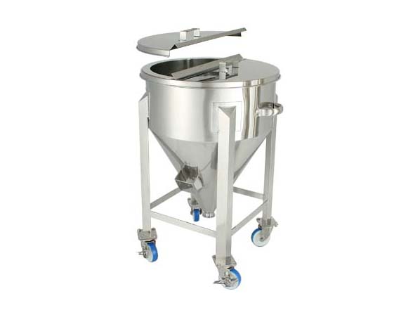 粉体投入・供給ホッパータンク
