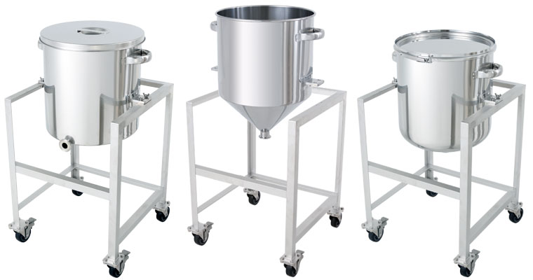 【新製品】容器と架台が分離できるステンレス容器