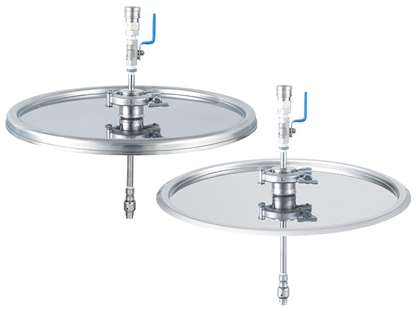 【新製品】容器の予洗いに!蓋付きの洗浄ノズル