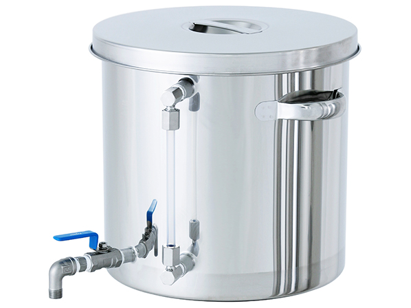 【新製品】レベル計・バルブ付ステンレス容器