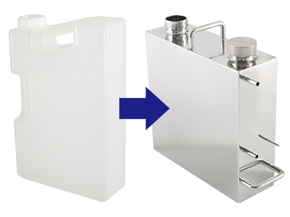 【特注事例】化学メーカー様 納入事例を公開しました:角型のステンレス容器