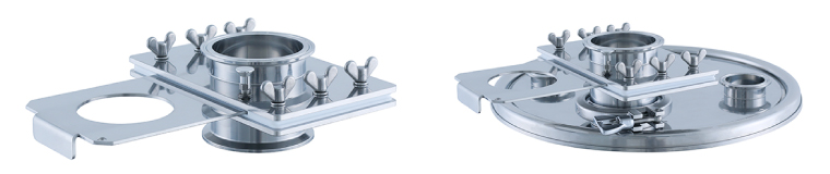 【新製品】両側がヘルール接続のシャッター弁