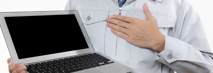 オンライン商談をおこなっています