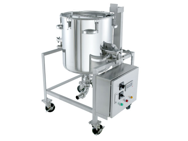 【新製品】重量計測と撹拌を一台で|鏡板型計量ユニット(撹拌機座付)