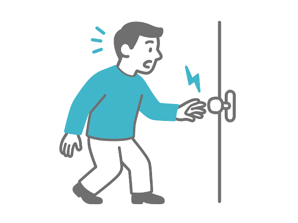 静電気放電のイメージ