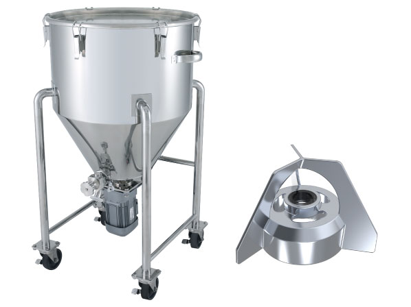 【新製品】仕込み量が変わる調合工程に適したボトムエントリー型の撹拌ユニット