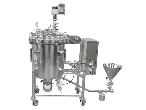 【新製品】粉体を分散・ダマを解砕し液体と均一に混合｜粉体吸引式撹拌タンク